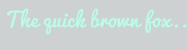 Image with Font Color BBFAE7 and Background Color CDD1D1
